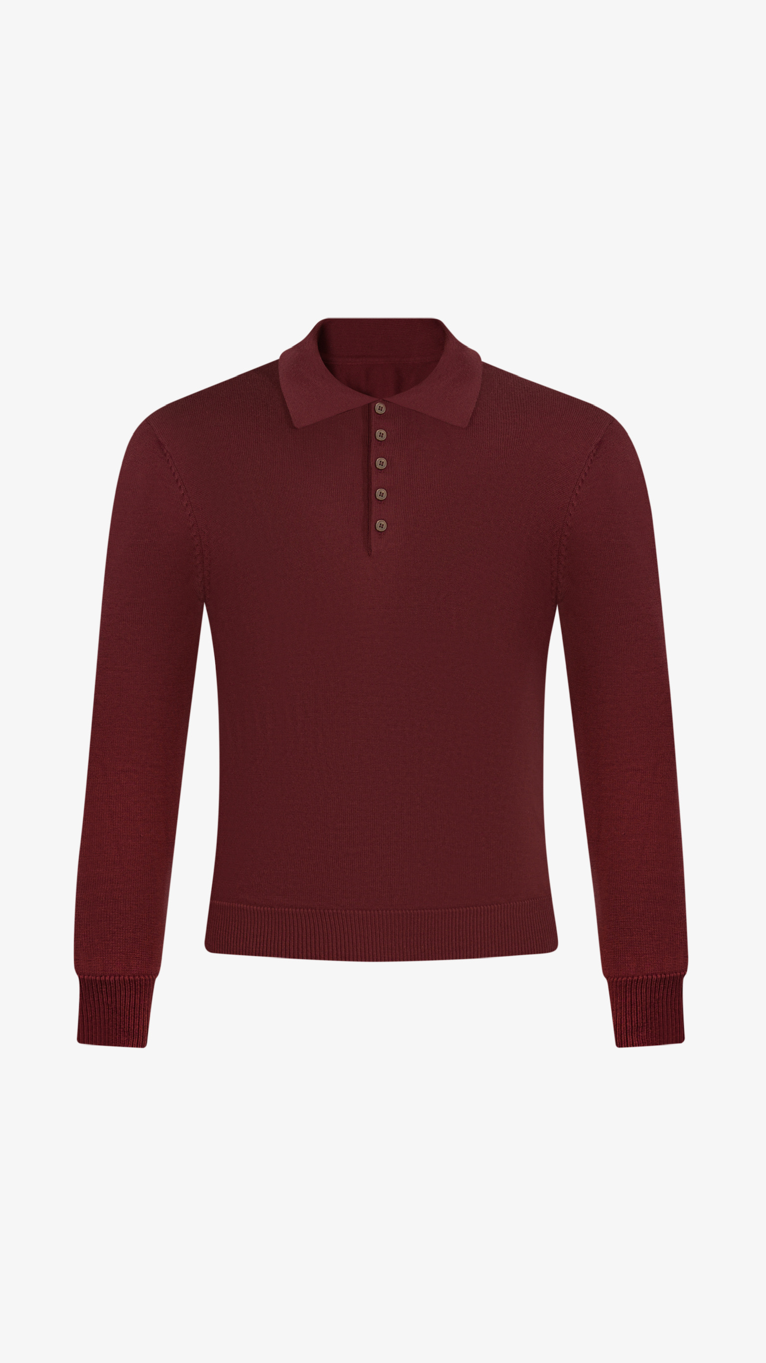 SLIM FIT LONG SLEEVE KNIT POLO