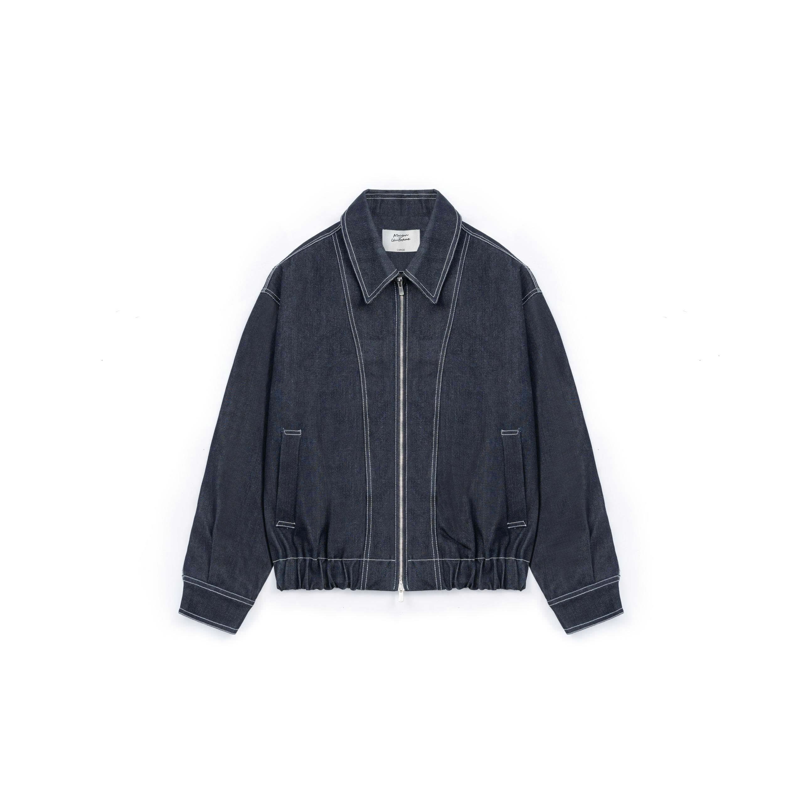 Selvedge Denim Zip Jacket | Hung Pham